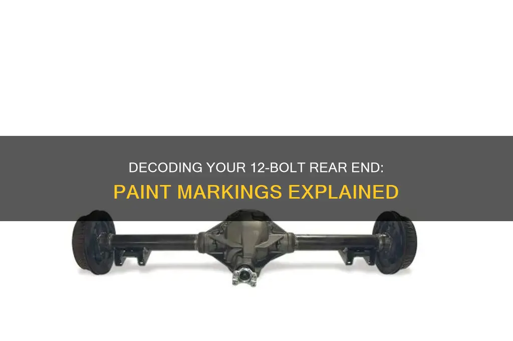 Decoding Your 12-Bolt Rear End: Paint Markings Explained | CyPaint