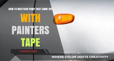 Fixing Paint Peel: Reattaching Paint After Painter's Tape Mishaps