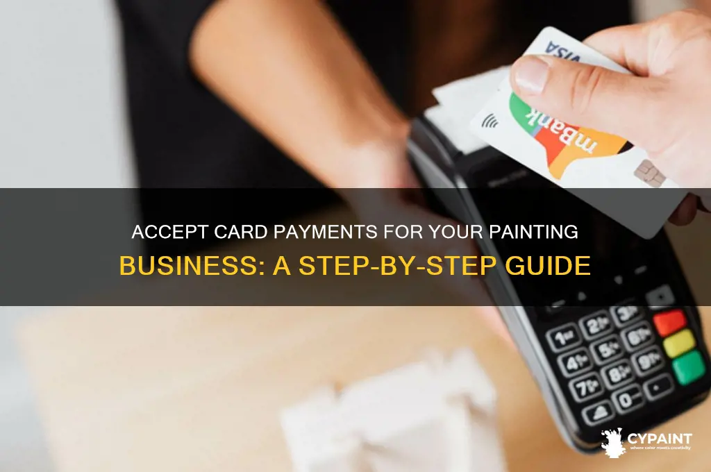 how to receive card payments for painting