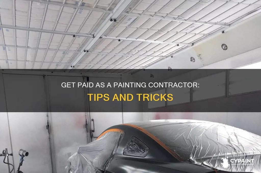 how to recieve payment from a contractor for painting