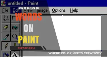 Mastering Text Editing: How to Reclick Words in Paint Effortlessly