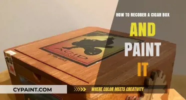 Transforming Cigar Boxes: Painting and Recovering