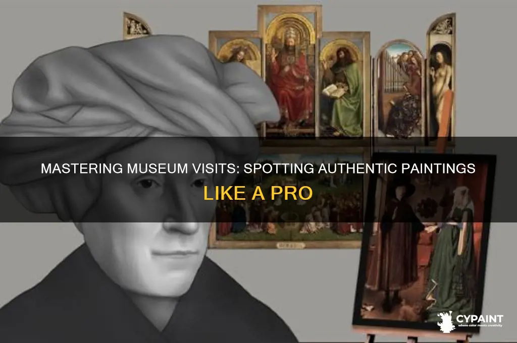 how to recognize a painting in a museum