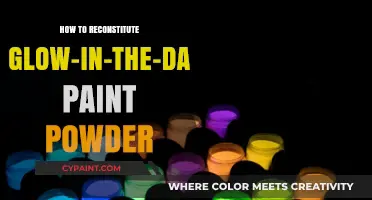 Glow-in-the-Dark Paint Powder: Reconstitution for Maximum Effect
