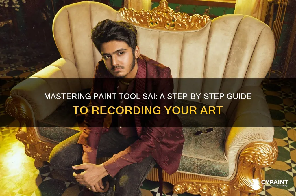 how to record in paint tool sai
