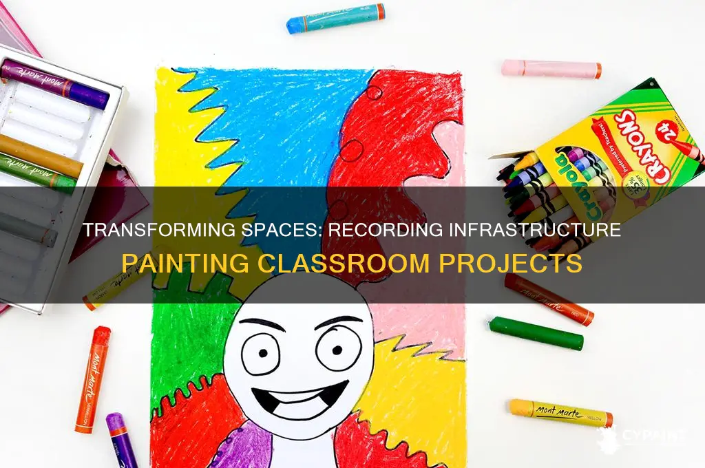how to record infrastructure paint their classrooms