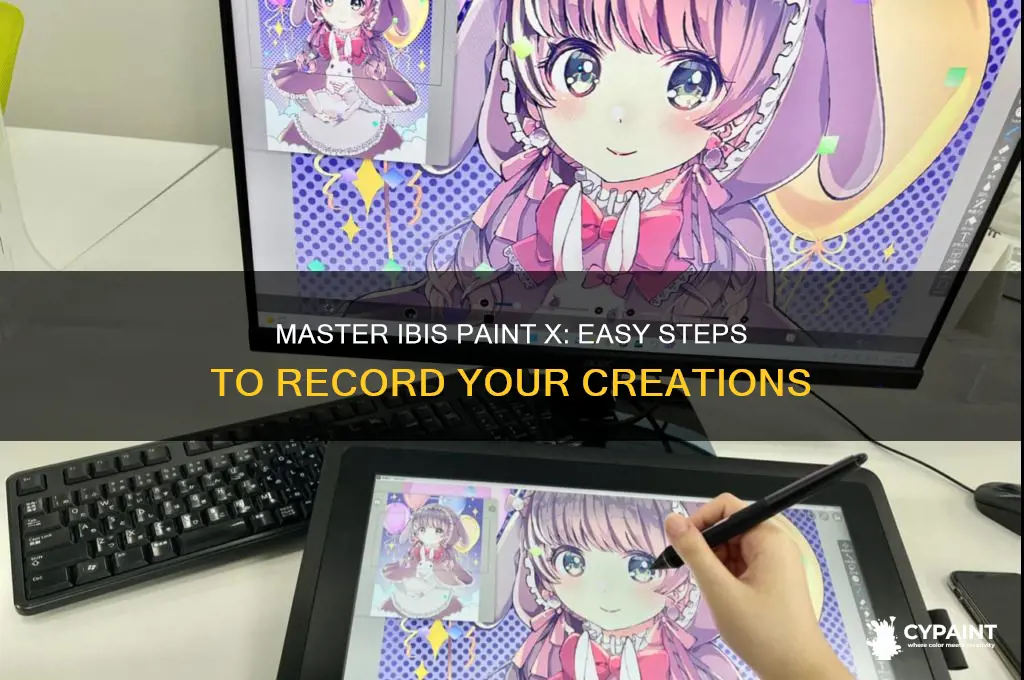 how to record on ibis paint x