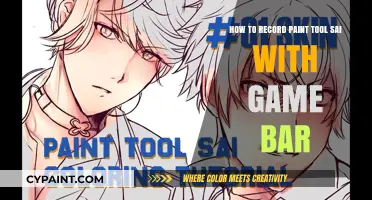 Recording Paint Tool SAI: Using Game Bar