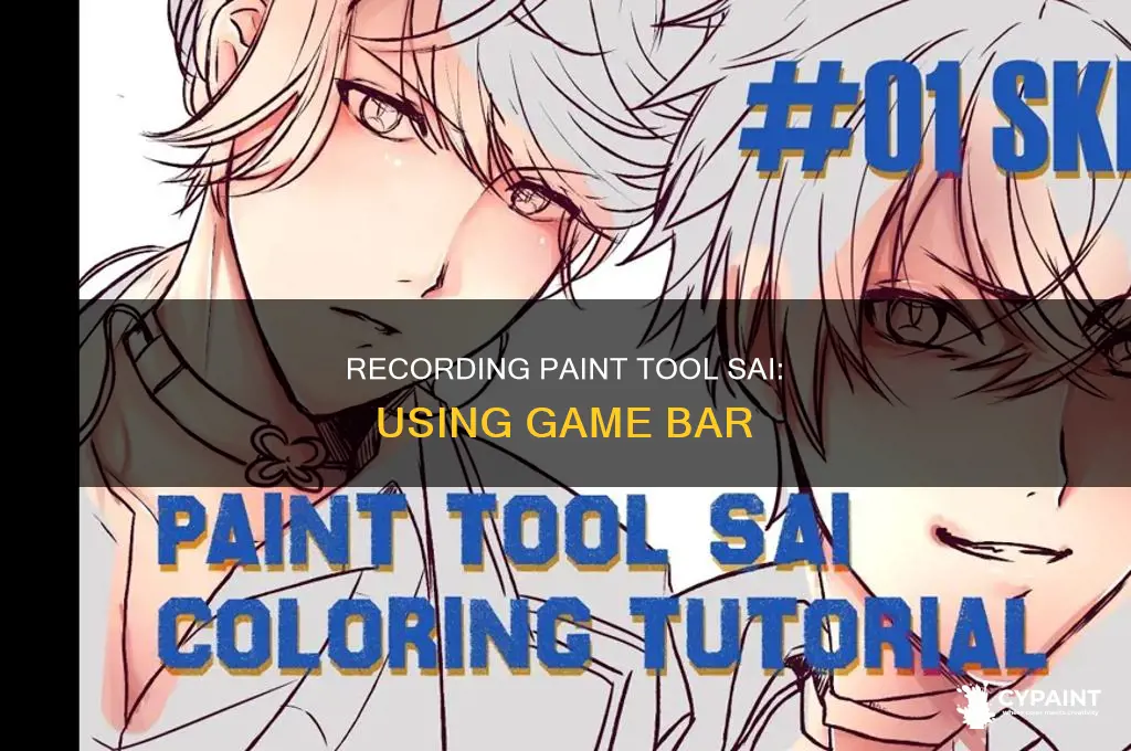 how to record paint tool sai with game bar