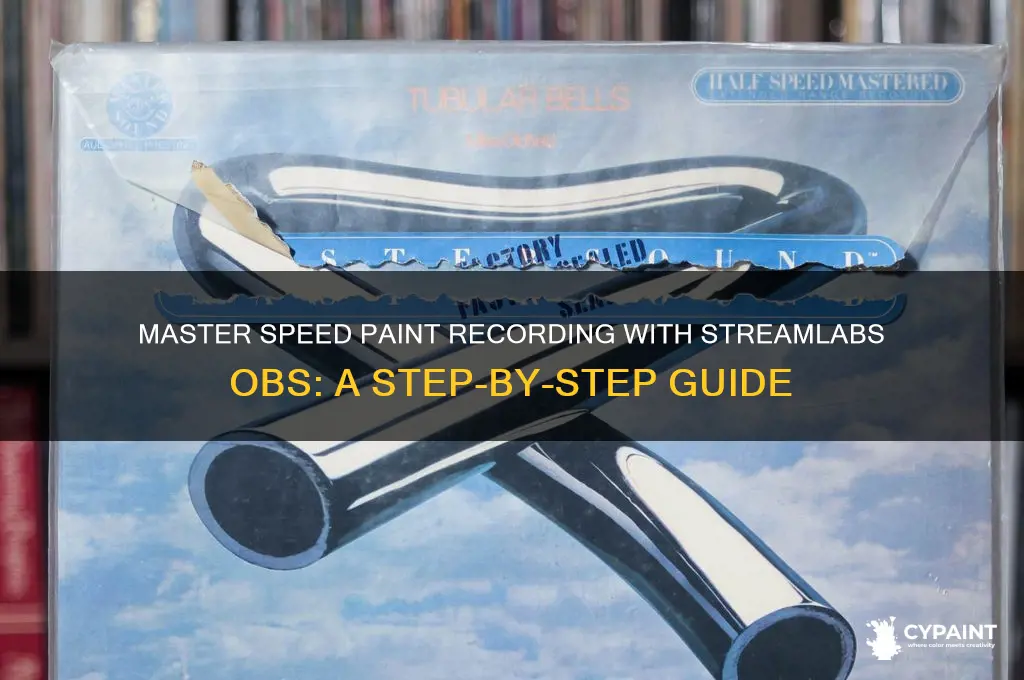 how to record speed paint with streamlabs obs