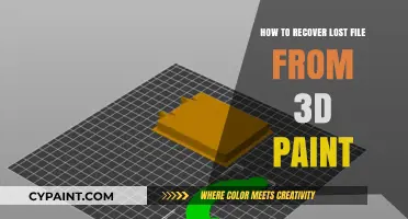 Recovering Lost Files in 3D Paint: A Step-by-Step Guide