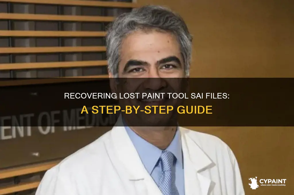 how to recover paint tool sai files
