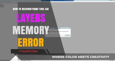 Fixing Paint Tool SAI Layers: Memory Error Solutions