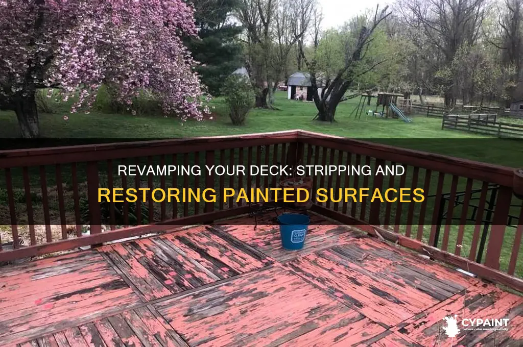 how to redo a deck that has been painted