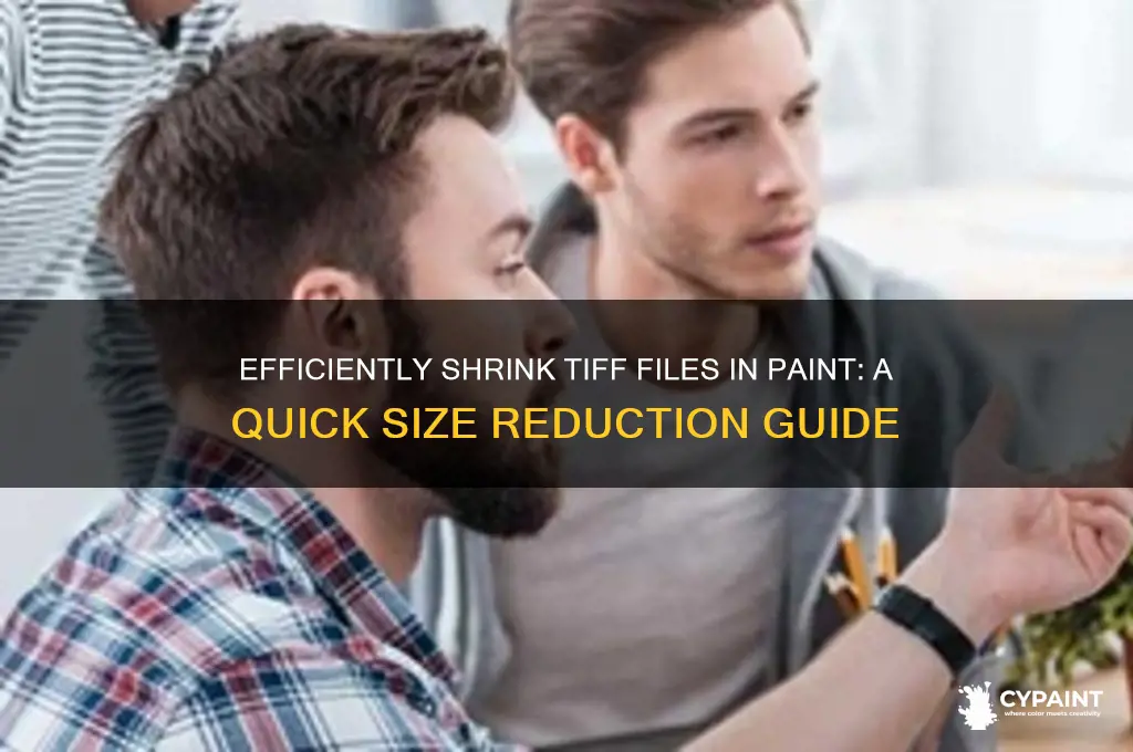how to reduce tiff file size in paint