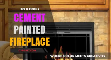 Revamp Your Fireplace: A Step-by-Step Guide to Refacing Cement-Painted Surfaces