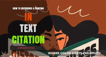 Mastering Art Citations: How to Reference a Painting in Text
