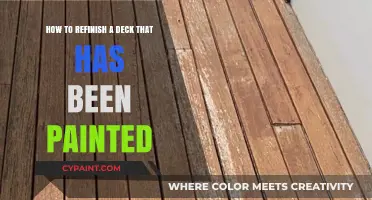 Refinishing a Painted Deck: Strip, Sand, and Stain