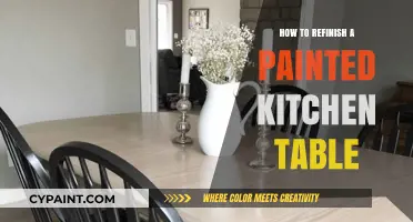 Revive Your Kitchen: Refinishing a Painted Table Step-by-Step Guide