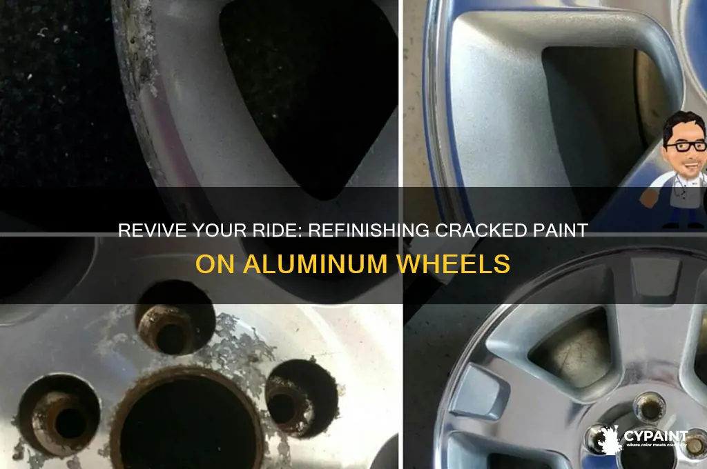 how to refinish cracked paint on aluminum wheels
