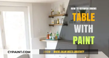 Revamp Your Dining Table: A Step-by-Step Guide to Painting and Refinishing