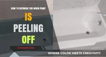 Refinishing a Tub: Fixing Peeling Paint
