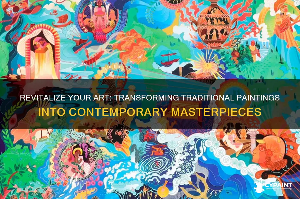 how to refresh painting to contemporary style