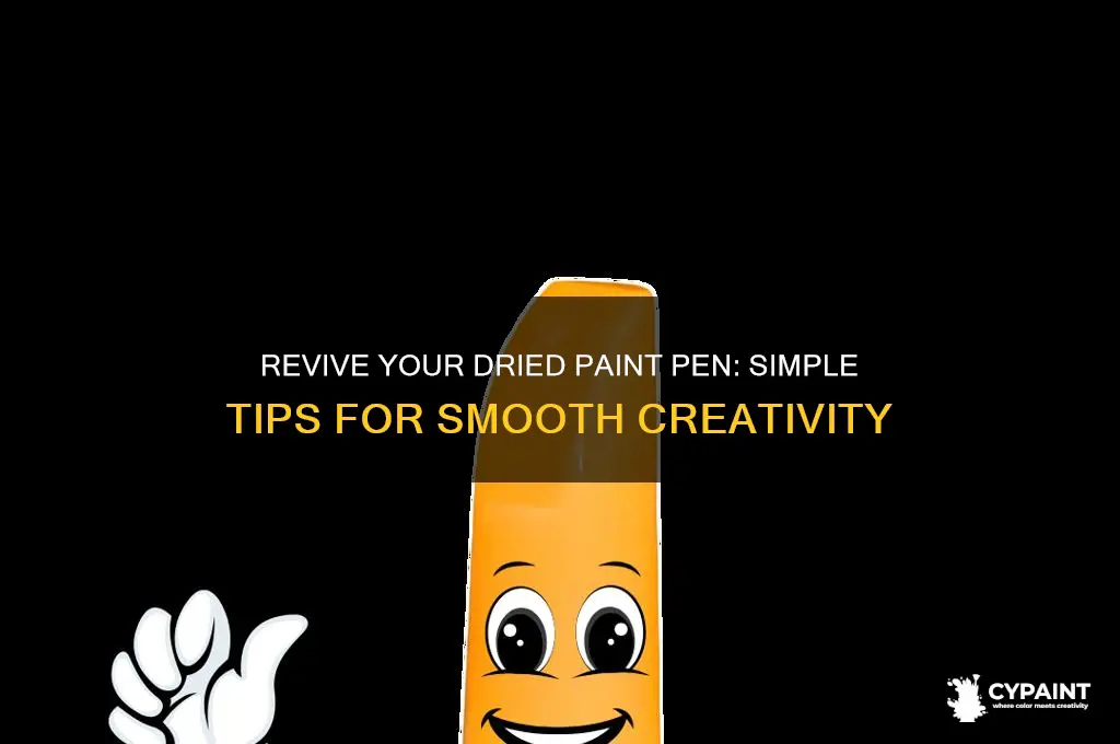 how to refresh your dried paint pen
