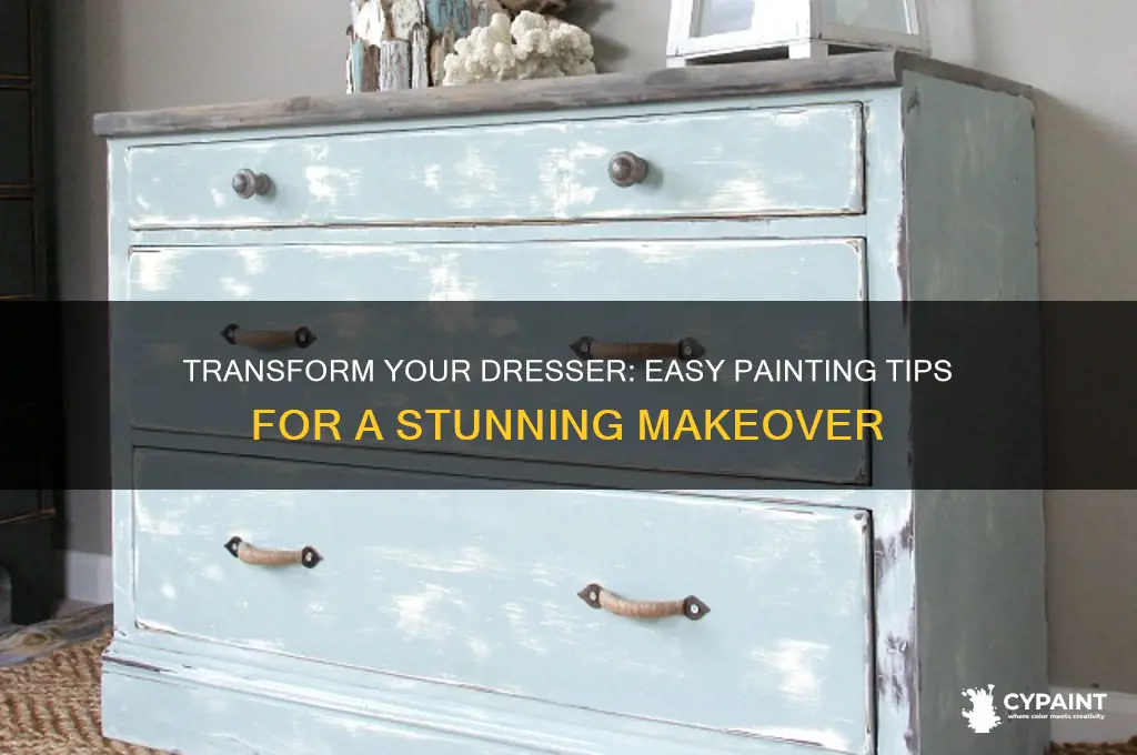 how to refurbish a dresser with paint