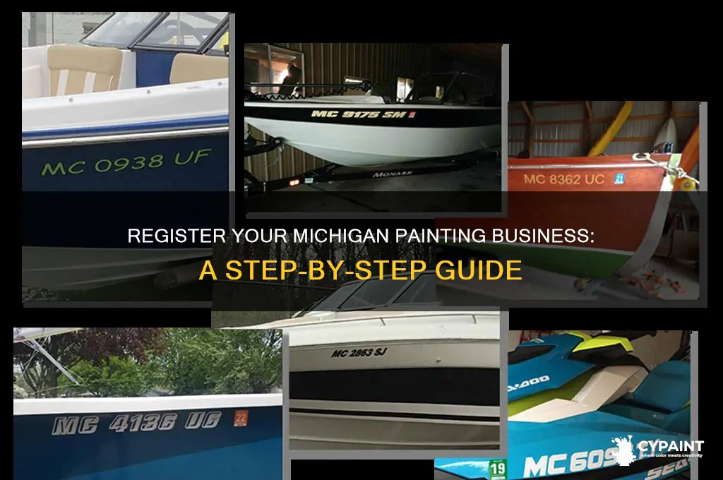 how to register a painting company in michigan