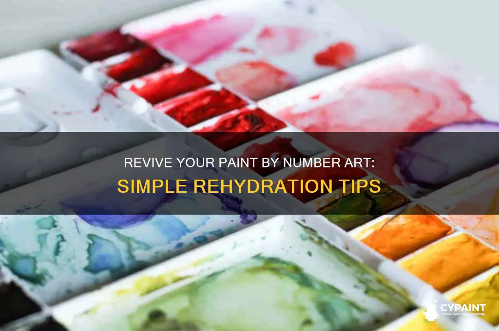 how to rehydrate paint by number paint