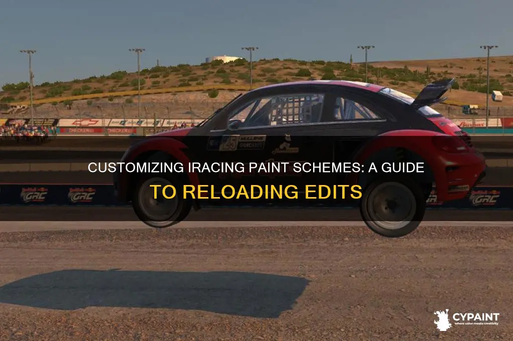 how to reload paints on iracing when editing them