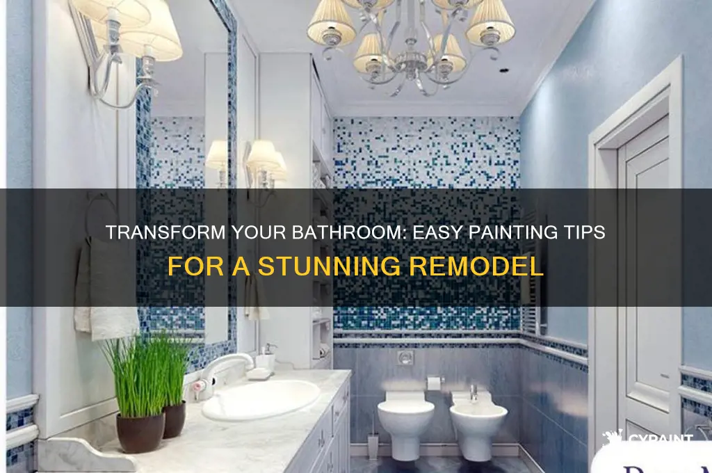 how to remodel a bathroom with paint
