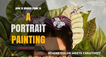 Transforming Photos into Art: Rendering Forms for Portrait Paintings
