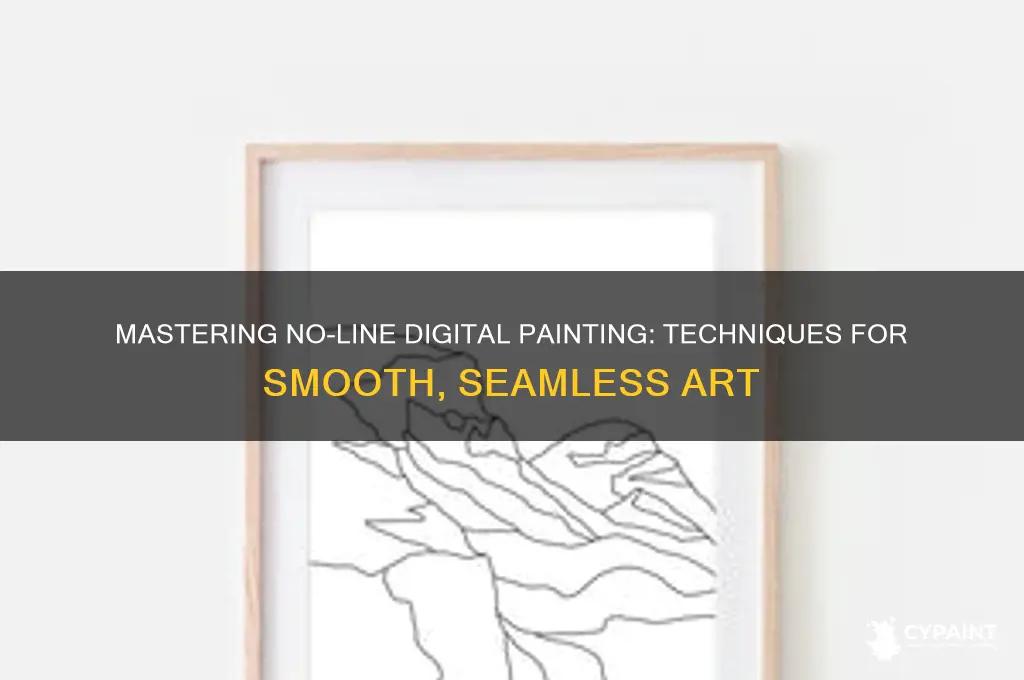 how to render no lines digital paint