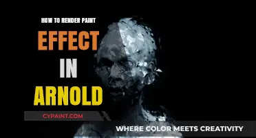 Mastering Arnold: Techniques to Render Realistic Paint Effects in 3D