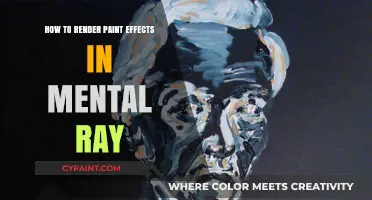 Mastering Mental Ray: Techniques for Realistic Paint Effects Rendering