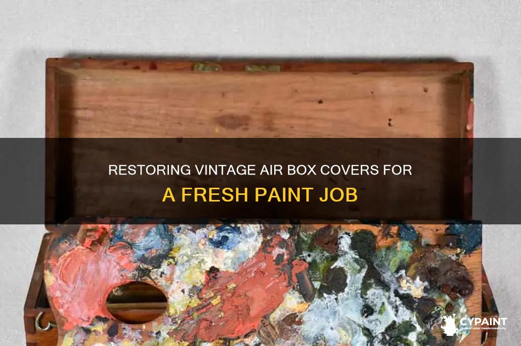 how to rep vintage air box cover for paint