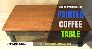 Revamp Your Coffee Table: Easy Steps to Repaint Over Existing Paint