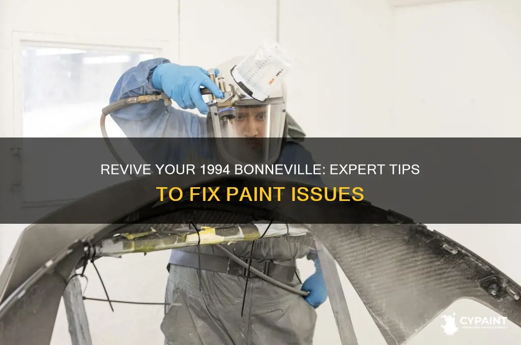 how to repair 1994 bonneville paint problems