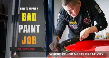 Fixing Flawed Finishes: A Guide to Repairing Bad Paint Jobs