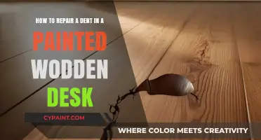 Easy DIY Guide: Repairing Dents in Painted Wooden Desks