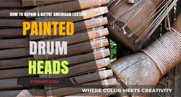 Restoring Native American Painted Drum Heads: A Leather Repair Guide