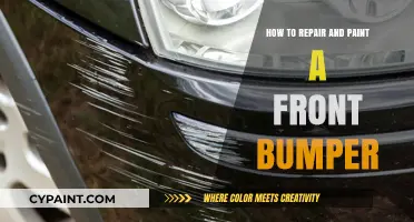 DIY Guide: Repairing and Painting Your Front Bumper Like a Pro