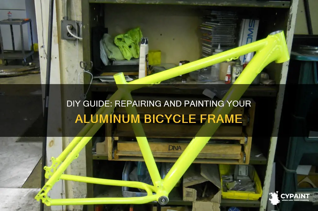 how to repair and paint aluminium bicycle frame