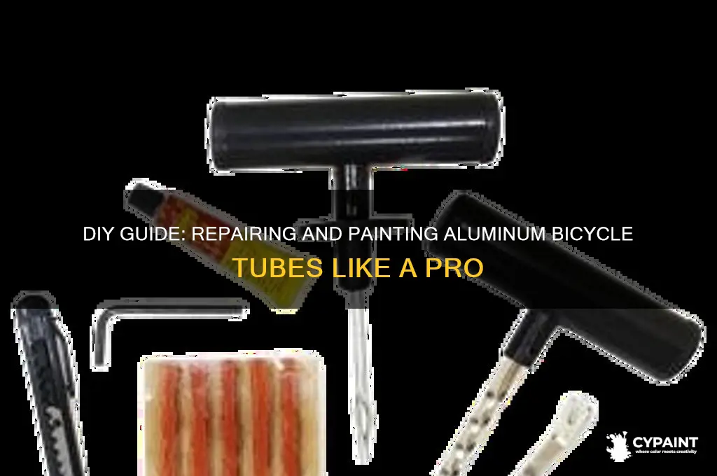 how to repair and paint aluminium bicycle tube