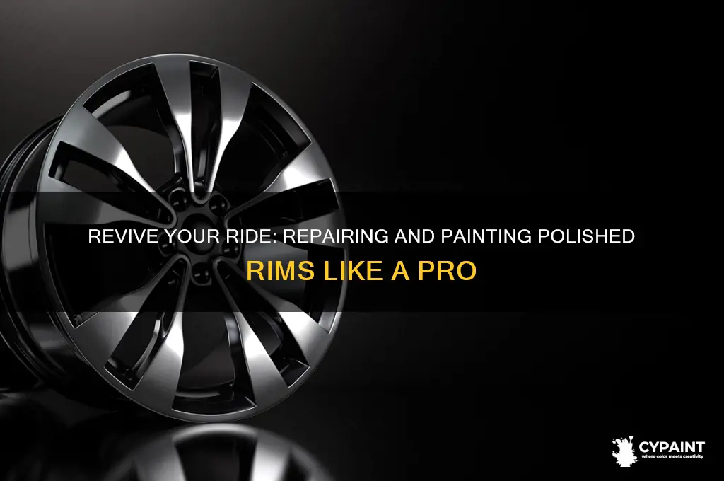 how to repair and paint polished rims