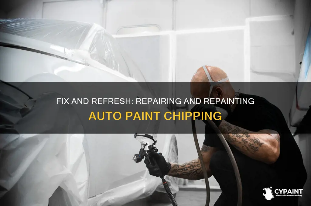 how to repair and repaint auto paint chipping