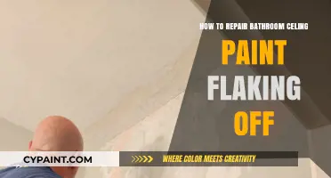 Fix Flaking Bathroom Ceiling Paint: A Step-by-Step Repair Guide