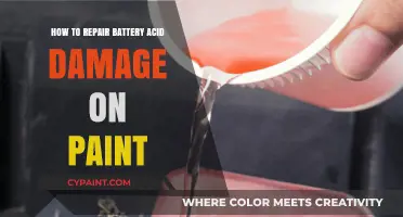Fixing Battery Acid Damage: A Step-by-Step Paint Repair Guide